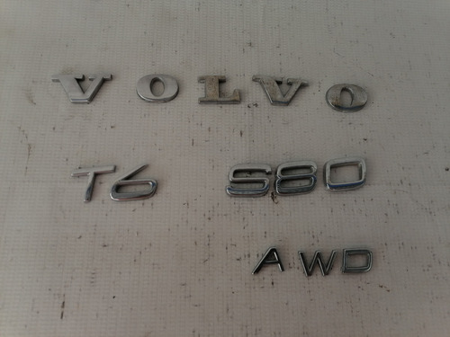 Emblema Letras De Cajuela Volvo S80 T6 Mod 13-15 Original  Foto 4