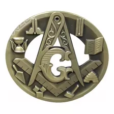 Emblemas Adesivo Maçonaria Maçom Relevo Metal 3d Colante