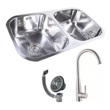 Cuba Dupla 9261 Polida+ Torneira Dubai Gourmet Inox Guimmis®