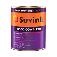 Tinta Fosco Completo P/ Parede Lavável Suvinil - Cores 800ml