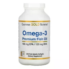 California Gold | Omega-3 Premium Fish | 2200mg | 100 Softgl
