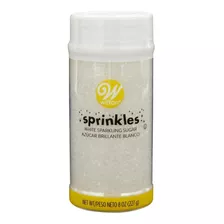 Wilton Sprinkles Azúcar Brillante Blanco 227 G