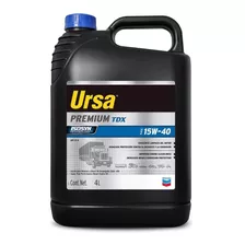 Lubricante 15w40 Ursa Premium Tdx 4lt Texaco Aceite Diesel