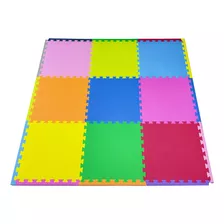 Kit 20 Tapete Tatame De Encaixe Eva Bebe Infantil 50x50 10mm