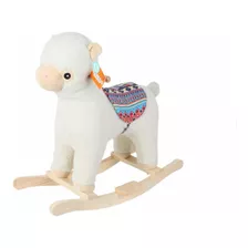 Peluche De Caballo Llama, Con Sonido, Tipo Balancín De 60 Cm