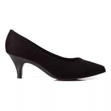 Zapato Stiletto Mujer Vestir Taco Bajo Comodo Massimo Chiesa