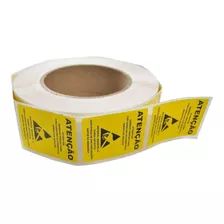 Rolo Etiqueta Lacre Mil 40x50mm Para Sacos Anti-estáticas