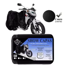 Capa Pra Moto Térmica Protetora Chuva Sol Couro Impermeável