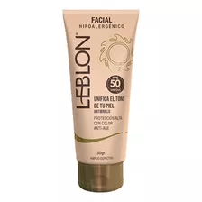 Leblon Protector Solar Facial 50g Con Color Fps50 Anti-age