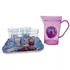 Kit Suco Magico - Refresco Disney Frozen Com Copos E Garra 