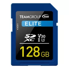 Teamgroup Elite 128 Gb Uhs-i U3 V30 Uhd Velocidad De Lectur.