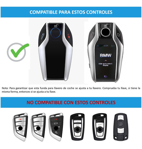 Funda Carcasa Protector Llave Control Bmw Pantalla Smart Key Foto 4