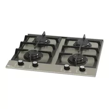 Cooktop Fischer 4 Queimadores Platinium Aço Escovado Bivolt