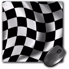 Mouse Pad Bandera De Carrera Cuadros 8 X 8 Pulgadas