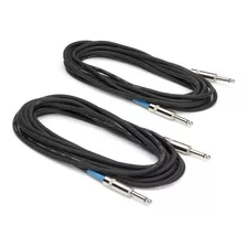 Pack X2 Cables Plug - Plug 6 Mts Instrumento Samson Ic20