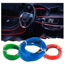 Tira Led Interior Para Auto / 5m / Flexible Rojo/azul/verde