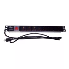 Pdu Supresor Regleta Energia P Rack Computo - 8 Salidas - 3m