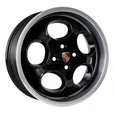 2 Rodas Aro 15x7 4x100 M6 Krmai Porsche Lemans / Par 2 Rodas Cor Preto Borda Diamante 4x100