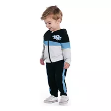 Conjunto Kyly Infantil Menino Jaqueta Calça Moletom Inverno 