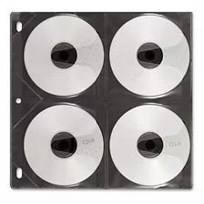 Vaultz Insertos Para Carpeta De Cd, Paquete De 50 Fundas De 