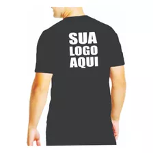 Camiseta De Algodão Personalizada Com Sua Logo