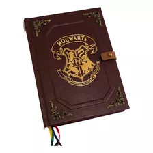 Caderno Artesanal Grimório Harry Potter - Hogwarts Tam A5