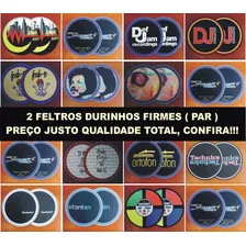 02 Feltros P. Toca Discos Durinhos E Macios Top De Linha