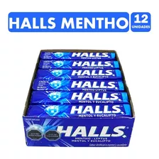 Display Chocolate Menta Halls Variedades 12 Unidades