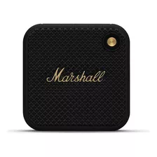 Parlante Bluetooth Portátil Marshall Willen, Color Negro