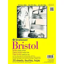 Cuaderno De Papel Liso Bristol Strathmore De 9 pulgadas