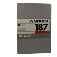 Broadcast Video Cassette Tape Ampex 187 Kca-30 3/4