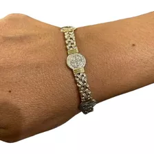 Pulsera De Plata Y Oro San Benito