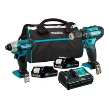 Kit Taladro Percutor Y Atorni. De Impacto Clx228 12v Makita