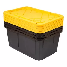 Caja Plástica Uso Rudo Almacenamiento Jumbo 102 L. 