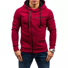 Sudadera Hombre Con Capucha De Calidad Con Cierre Hoodie