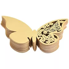 Akoak Pearlized Paper Butterfly Table Number Place Tarjeta D