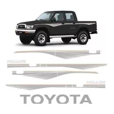 Adhesivos Calcos Laterales Hilux 1992 A 2004 + Toyota 