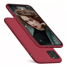 Funda Dtto Para iPhone 11 Pro Max Silicona Borgoña