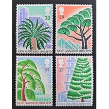 Inglaterra, Serie Yv 1464-67 Aniv Jardines 1990 Mint L18853