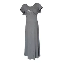 Vestido Maternal Y Lactancia Gris