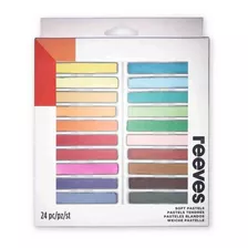 Tizas Al Pastel Reeves Soft X 24 Colores