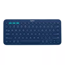 Teclado Bluetooth Logitech K380 Qwerty Inglês Us Cor Azul