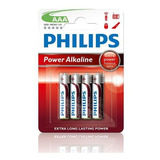 Blister Pilas Alcalinas Philips Aaa 1.5v ( Pack 4 Unidades)Â®