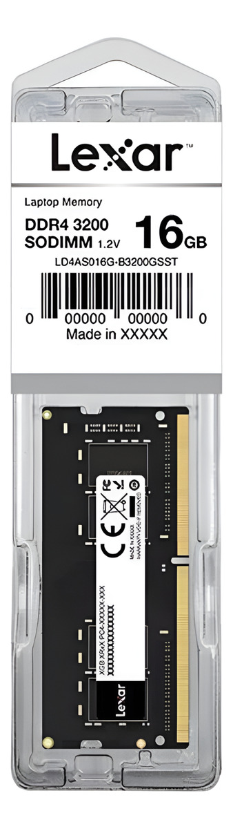 LEXAR LAPTOP MEMORY DDR4 16GB 3200MHZ SODIMM