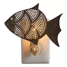 Park Designs Galvanized Fish Night Light