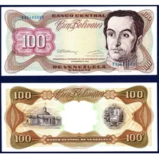 Billete De 100 Bolívares E8 Diciembre 8 1992 Simón Bolívar