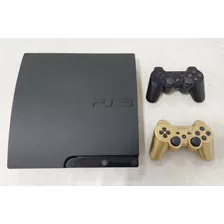 Ps3 Slim 160g Com 2 Controles Originais + 16 Jogos