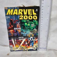 Gibi Hq Nº1 Marvel 2000 Hulk Demolidor Capitão America C 