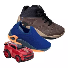 Kit Dois Tênis Infantil Masculino Kidy Play Com Carinho