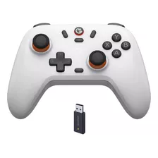 Controle S/ Fio Gamesir T4 Nova Lite Analógicos Hall Effect Cor Branco